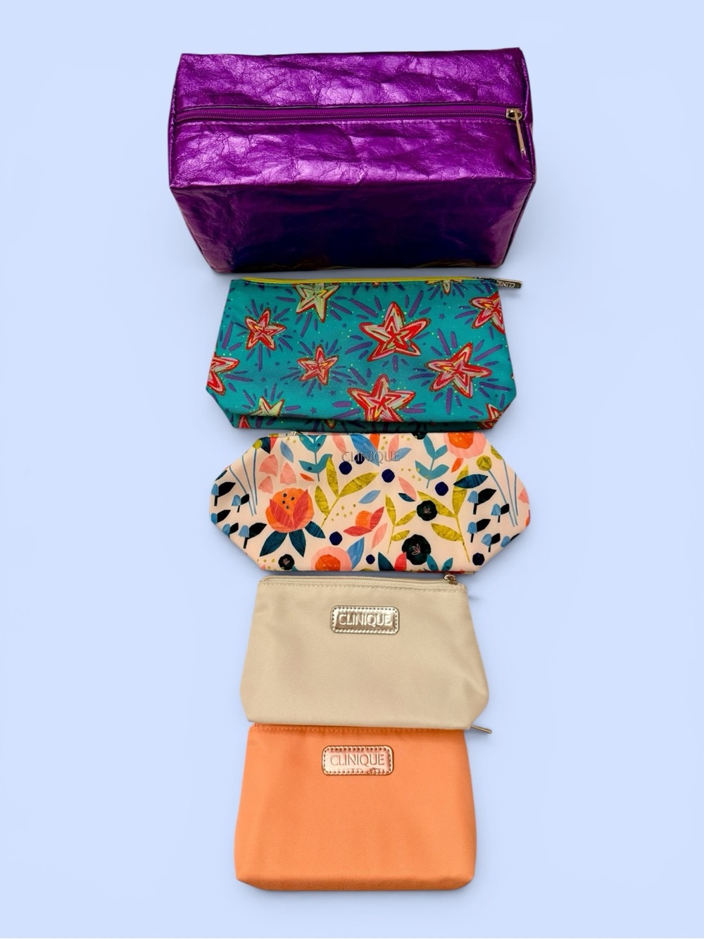 Clinique Bundle NEW Skincare Makeup Cosmetic Bags Tote Retail Value Over $800 - Picture 5 of 11